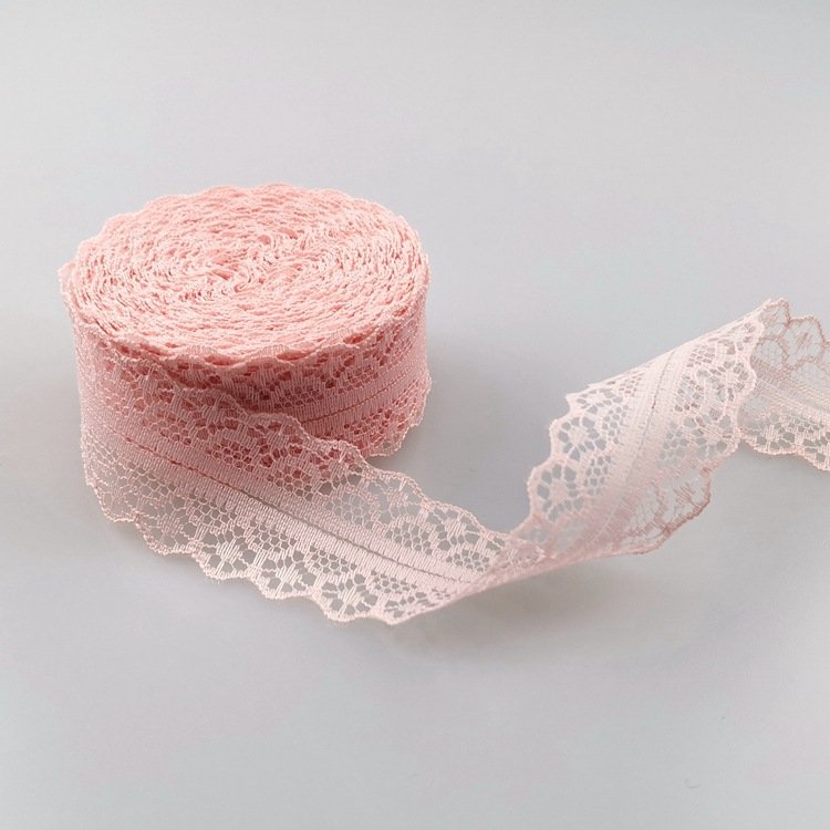 LS198 3cm polyester hollow non-stretch lace fabric underwear lace trim for ladies lingerie and garments