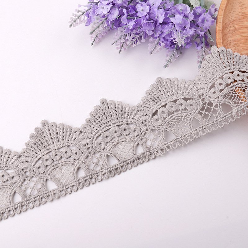 Wholesale embroidery Lace Trim Customized Lace 100%Polyester Colorful Embroidery Trim Lace For Sewing Accessories