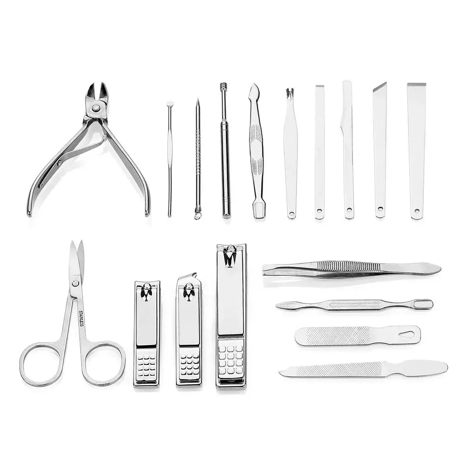 Manicure Pedicure Set & Grooming Kits Nail Care Trimmer Blackhead Remover Kit Ear Spoon Pedicure Trimmer