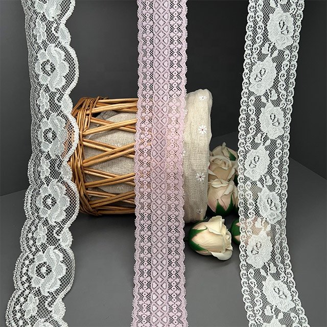 TUTON Custom French Elastic Lace Stretch 6.8/5.7/6.0 CM Trim Wholesale For Dress