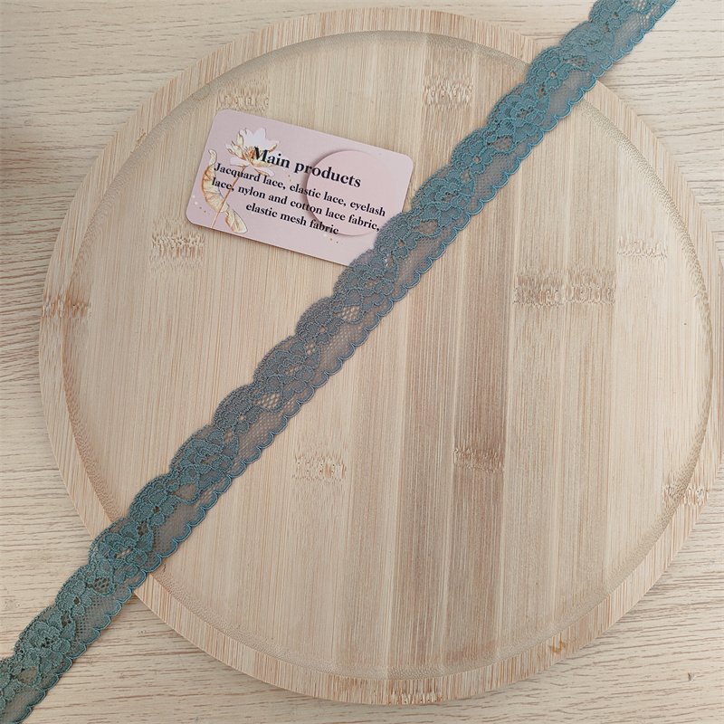 BINGC24 2.5cm Stretch elastic Lace Trim Floral Lace Fabric Elastic Lace Ribbons for Crafts and Gift Wrapping Decorating