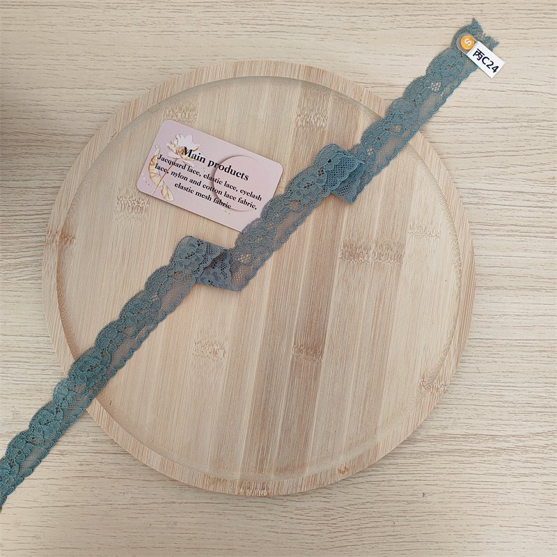BINGC24 2.5cm Stretch elastic Lace Trim Floral Lace Fabric Elastic Lace Ribbons for Crafts and Gift Wrapping Decorating