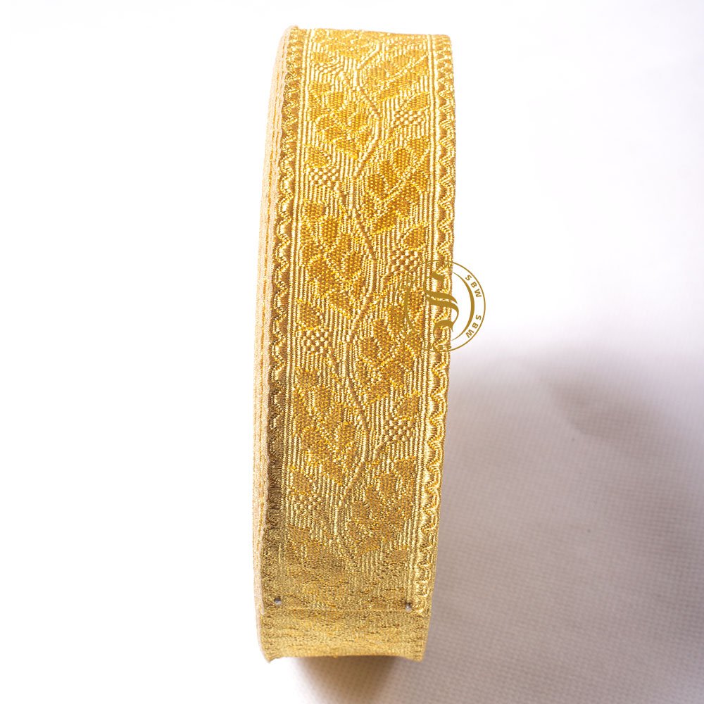 French Mylar Austrian Weave Lace Braid Wholesale Unique Designed Lace and Braid Gilt Orris Customized Galloons and Braids