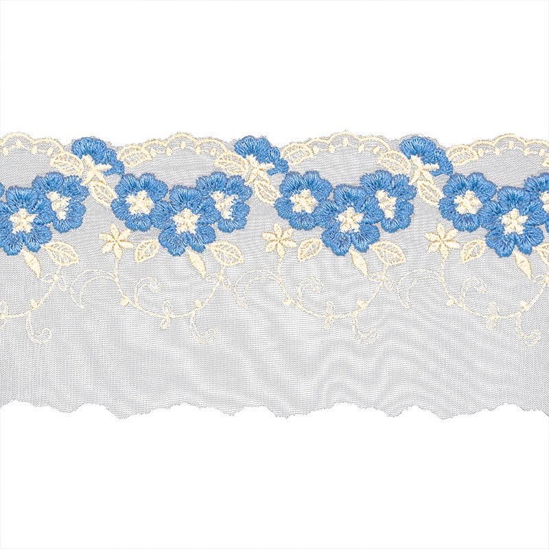 Color african lace fabric New mesh fabric lace fabric for wedding Clothing accessories Embroidery lace ribbon trim