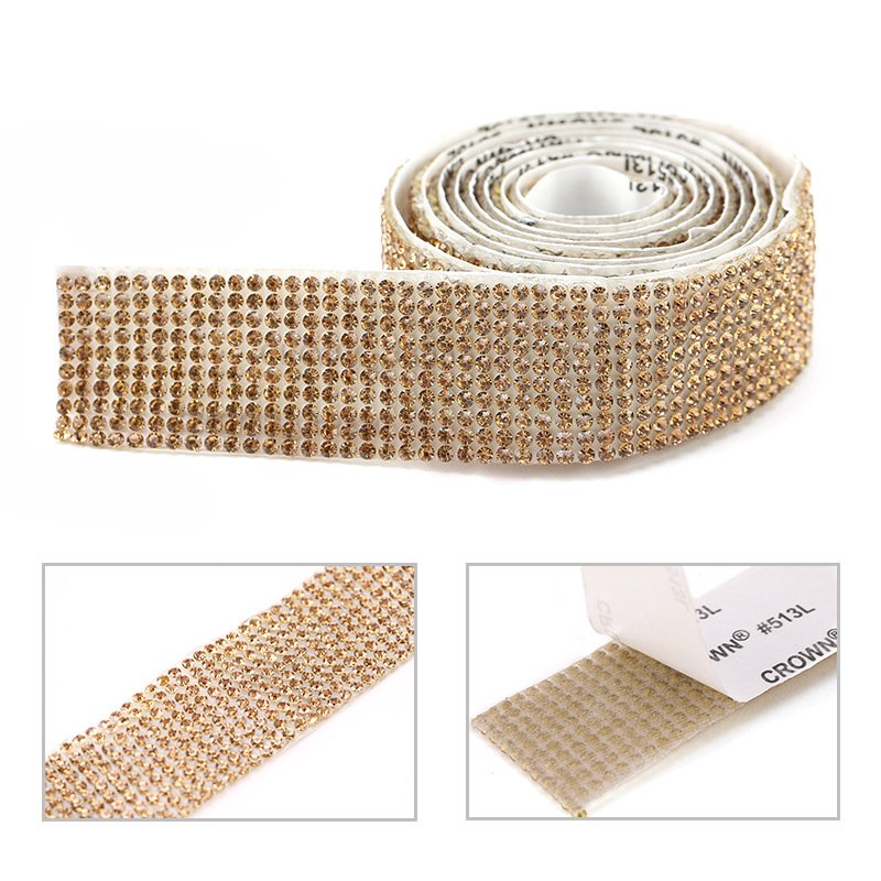 Hot Sale Fashion Custom Rainbow Diamond Rope Crystal Trim