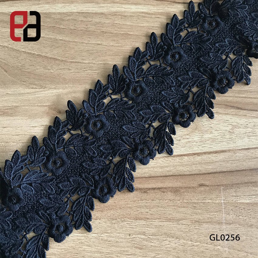 High Quality Wide Two Side Floral Rose Venise Lace Trim Wholesale