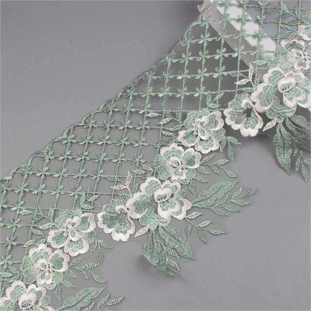 New Arrival Premium Mix Color Jacquard Border Lace Trim For Malaysia Garment Decoration