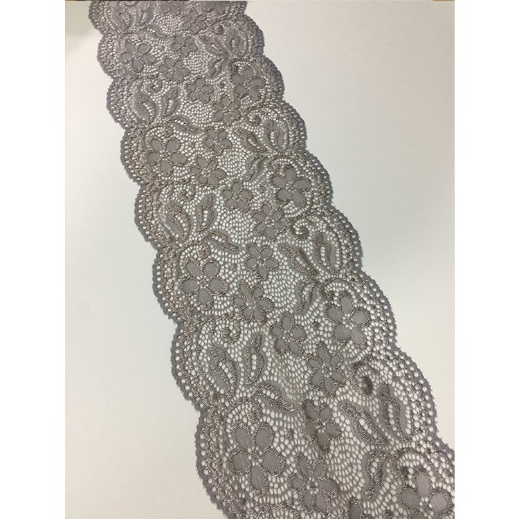 2020 many colors wide elastic nylon and spandex underwear lace trim border from stock