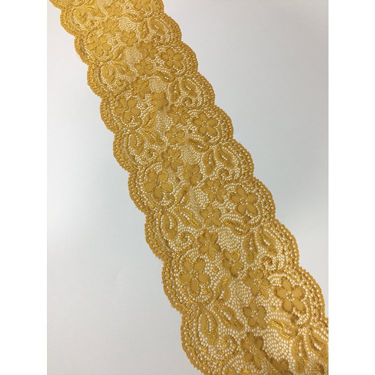 2020 many colors wide elastic nylon and spandex underwear lace trim border from stock