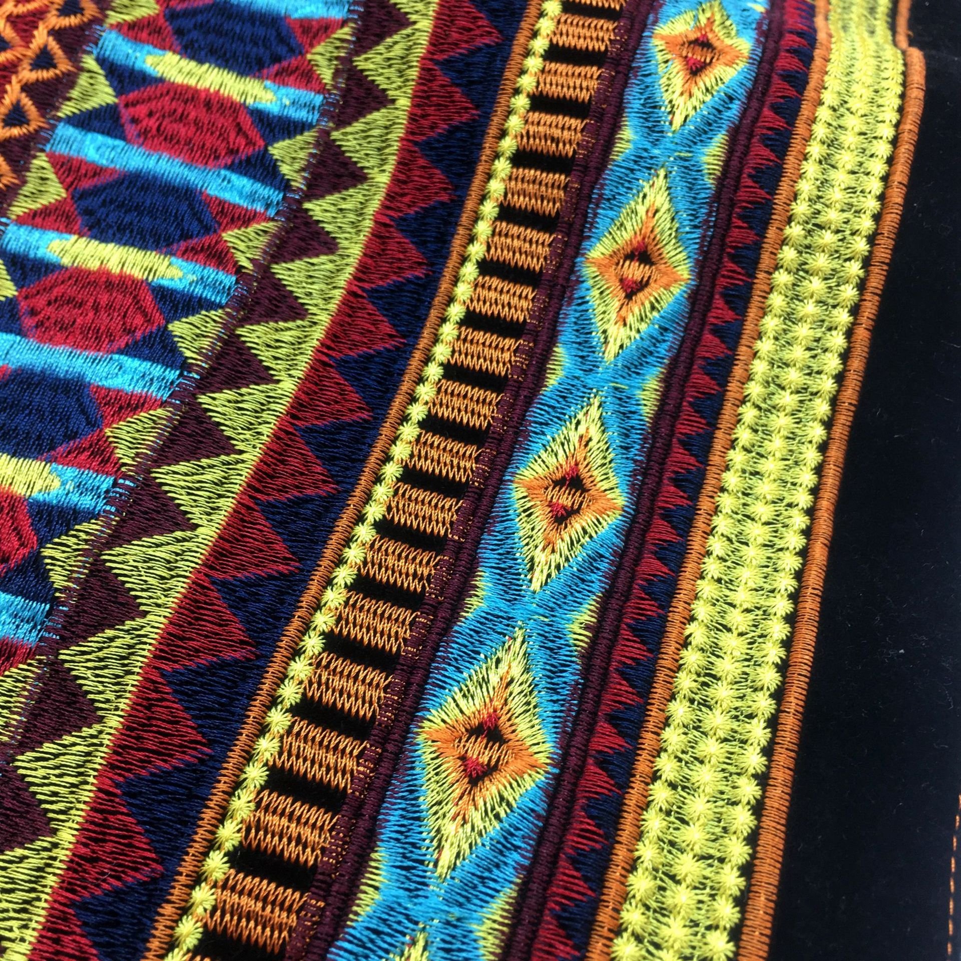 Deepeel RD153 30.5cm DIY Sewing Material Jacquard Webbing Embroidered Lace Trims Ethnic Style Ribbon For Garment