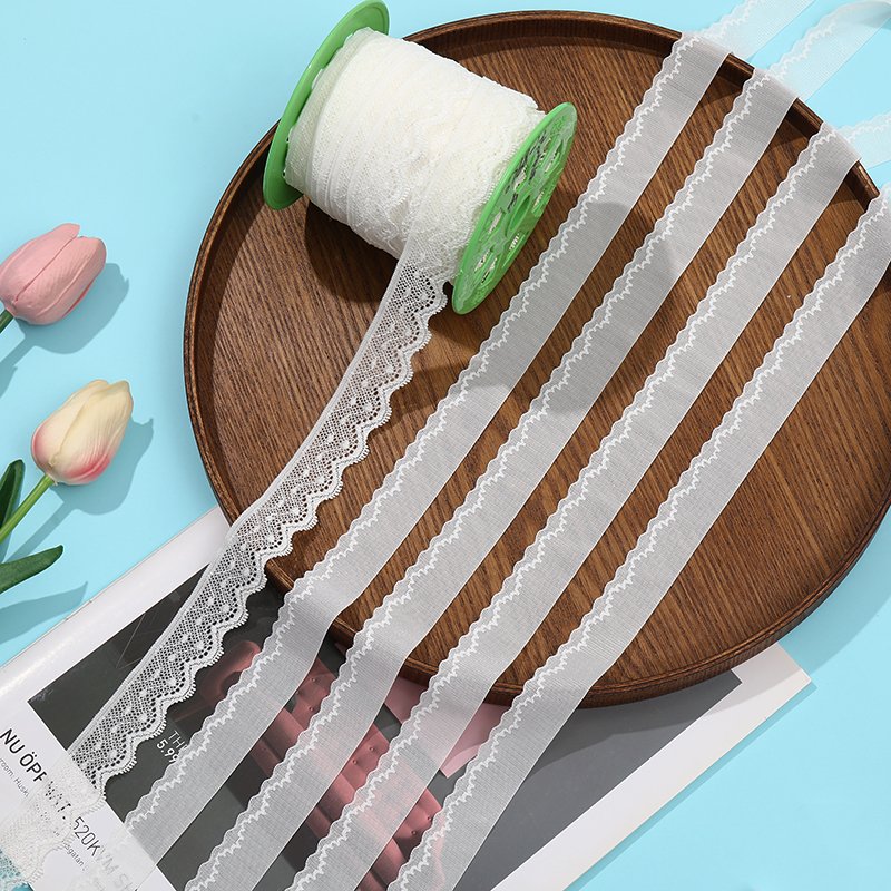 WH10192 Hot Selling Elastic Lace Trims For Sewing Clothing Wedding Decorations Stretch Lace Fabric For Lingerie