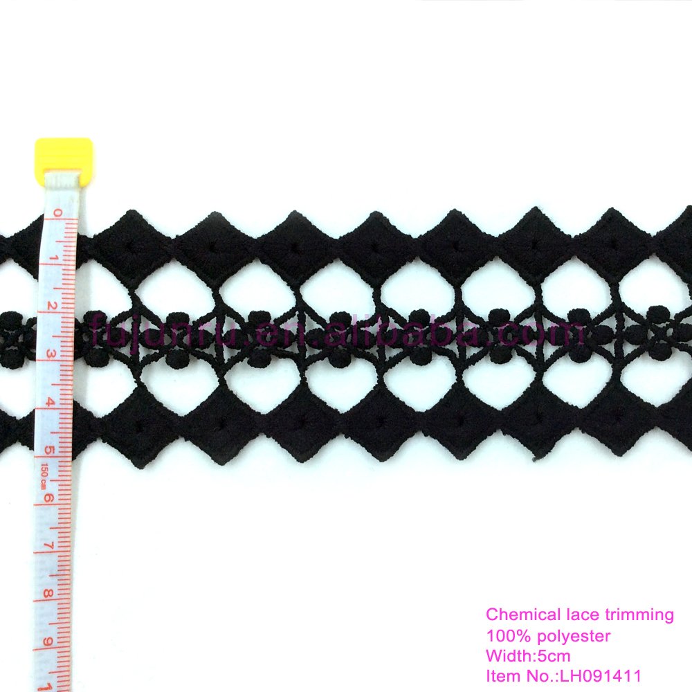 2" wide high quality guipure lace trim in stock