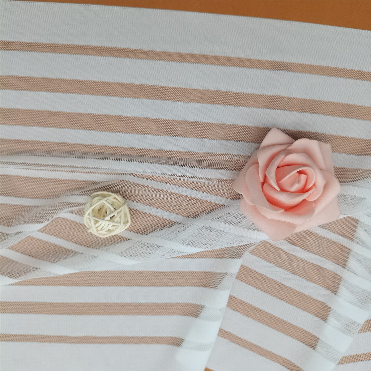 Custom Width 30cm Stripe Lace Trim Good Elastic Stretch Nylon Spandex Lace Fabric for Underwear Lingerie Women Dress Decoration