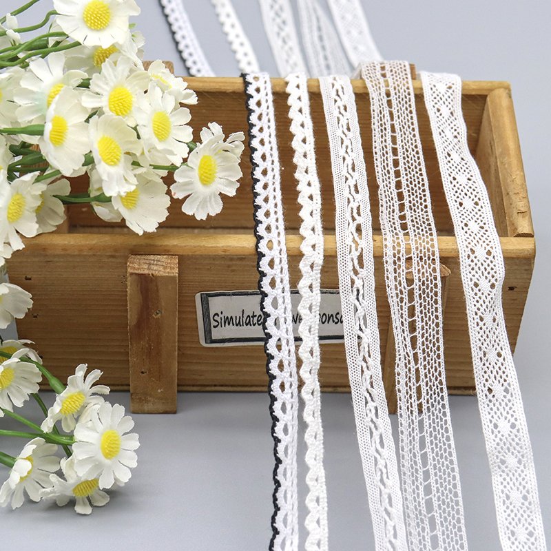 manufacturer wholesale white durable crochet lace trim DIY trim lace for garment