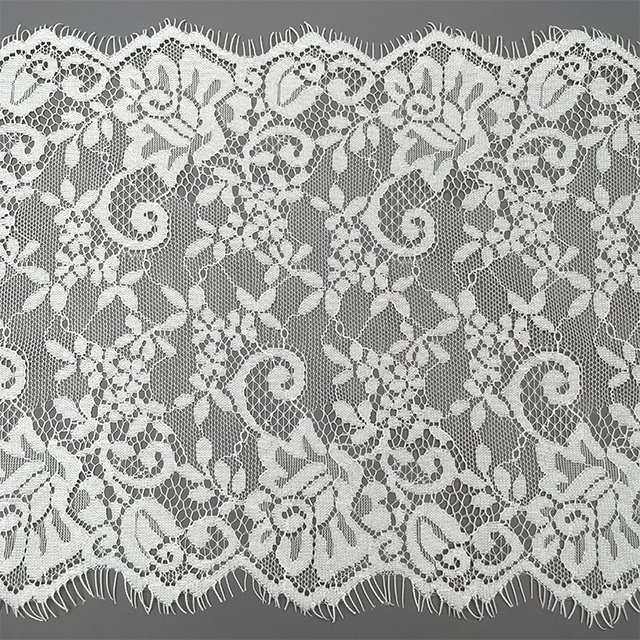 TUTON Guipure Bridal Width French Eyelash Lace Trim For Dress