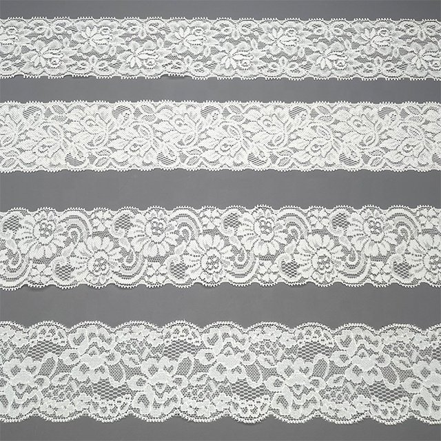 TUTON Custom Guipure French Elastic Lace 6.0/6.2 CM Trim Wholesale For Lingerie