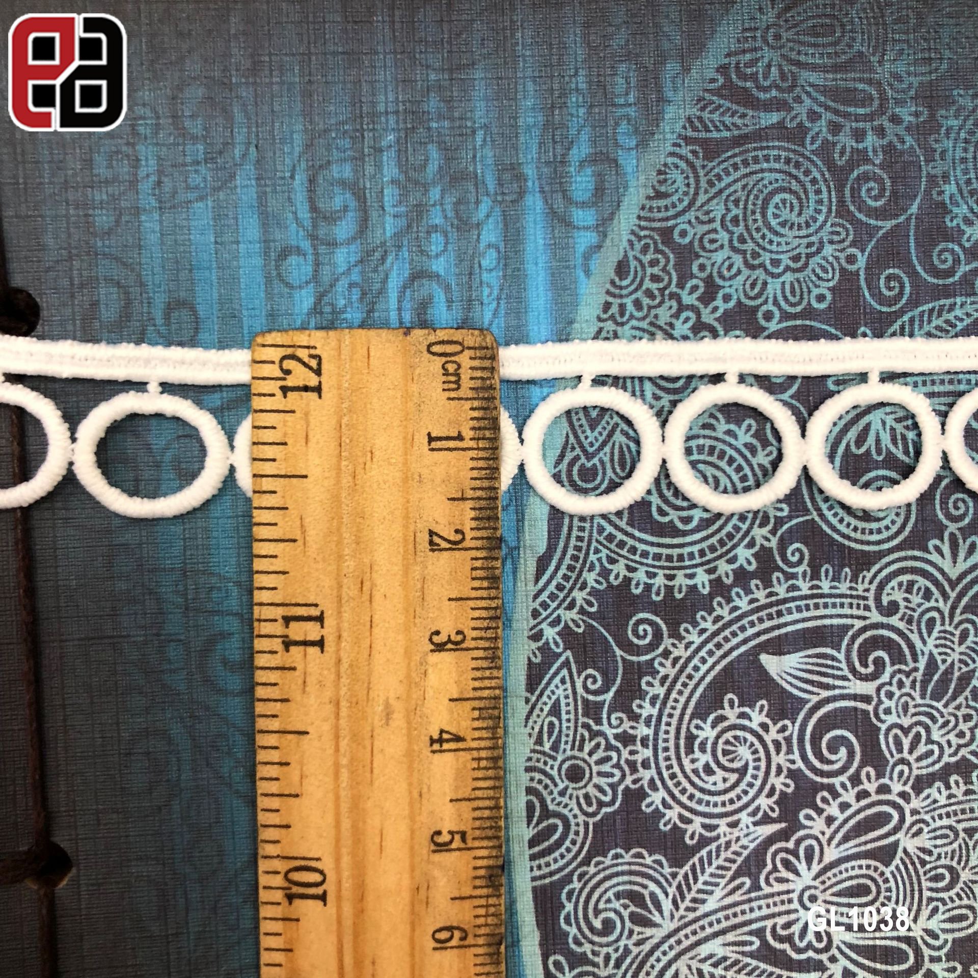 1.2CM 1.5CM 2.3CM 3CM Single Side Circle Guipure Lace Trim Ribete De Encaje For Border Decoration