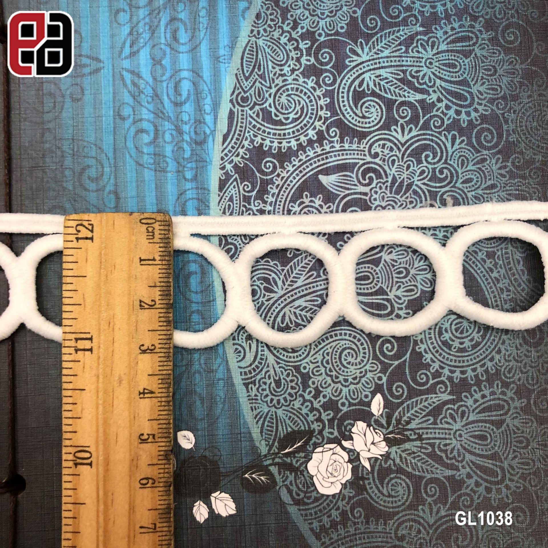 1.2CM 1.5CM 2.3CM 3CM Single Side Circle Guipure Lace Trim Ribete De Encaje For Border Decoration