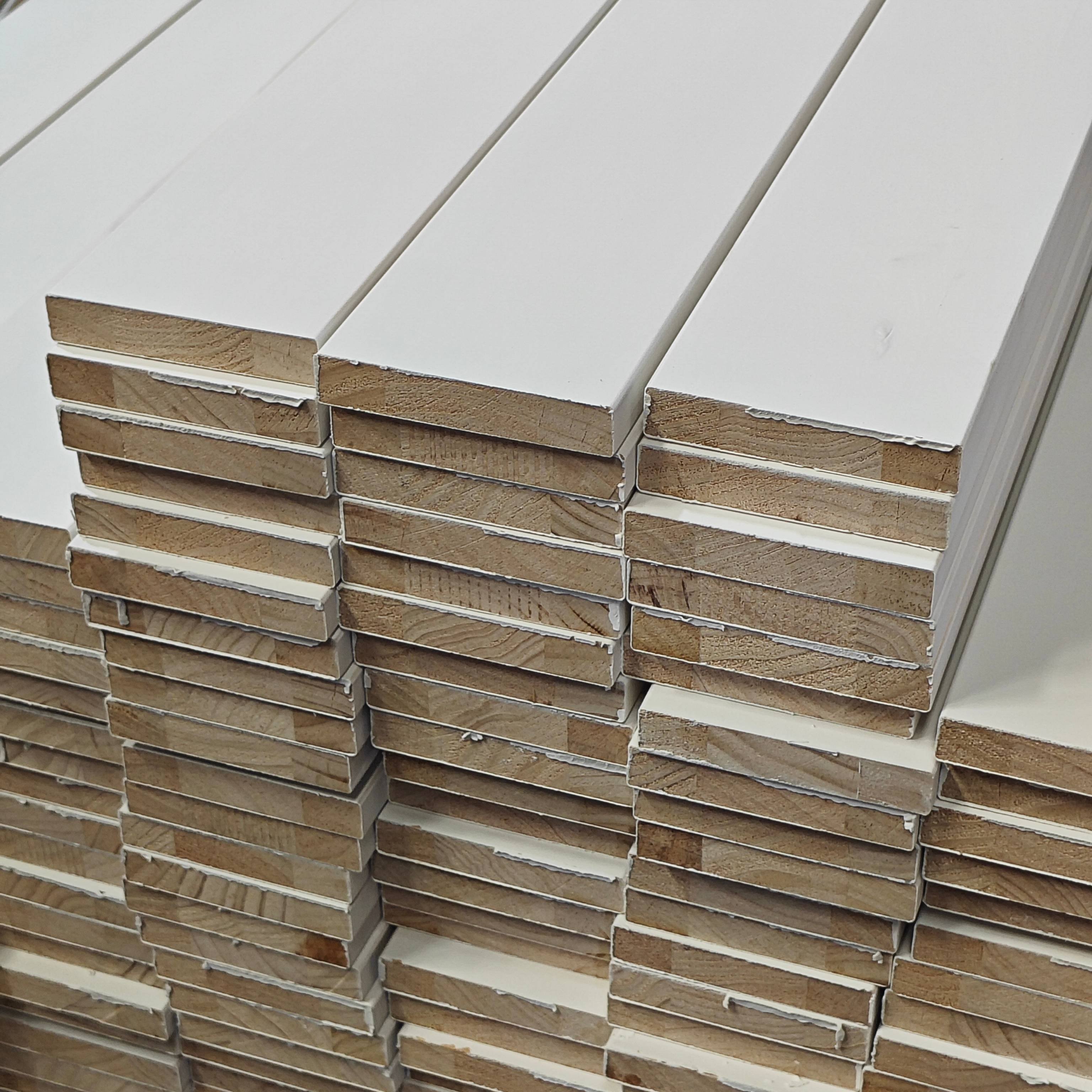 HOT Sale Wood Mouldings Lines White Primed Wall Trim MDF Molding Decoration Decor Wood Line
