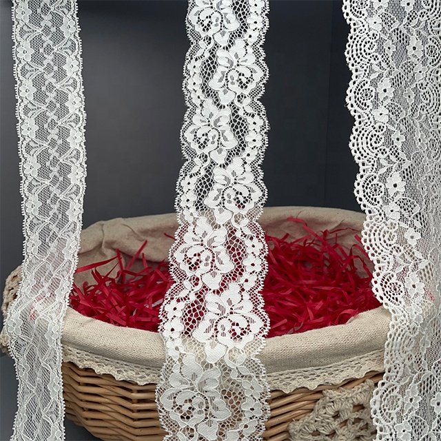 TUTON Custom French Elastic Lace 5.2CM/6.0CM/7.5CM Trim Wholesale For Lingerie