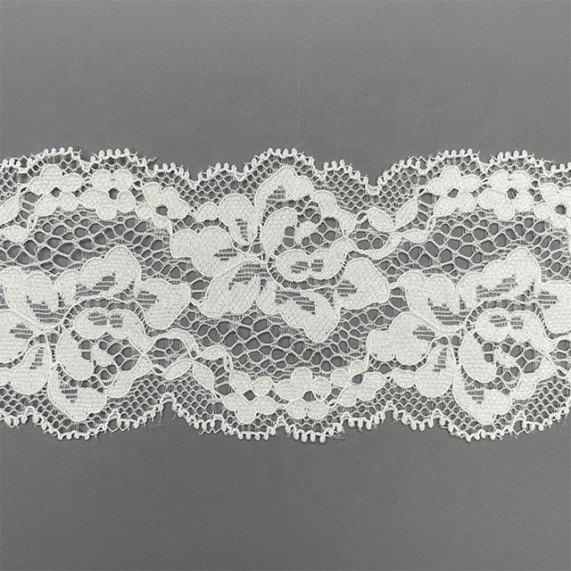 TUTON Custom French Elastic Lace 5.2CM/6.0CM/7.5CM Trim Wholesale For Lingerie
