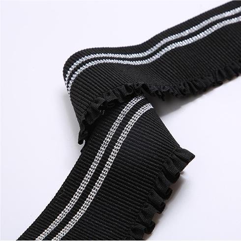 Fashion Textile Customer Width Elastic Garment Accessories Nylon Lace Trimming Fabric Bra Elastic Straps for Garment Accessories