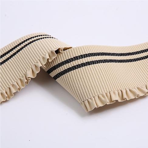 Fashion Textile Customer Width Elastic Garment Accessories Nylon Lace Trimming Fabric Bra Elastic Straps for Garment Accessories