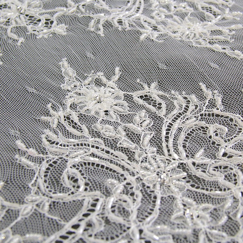 Wholesale gopod quality luxury handmade beads chantilly lace trim