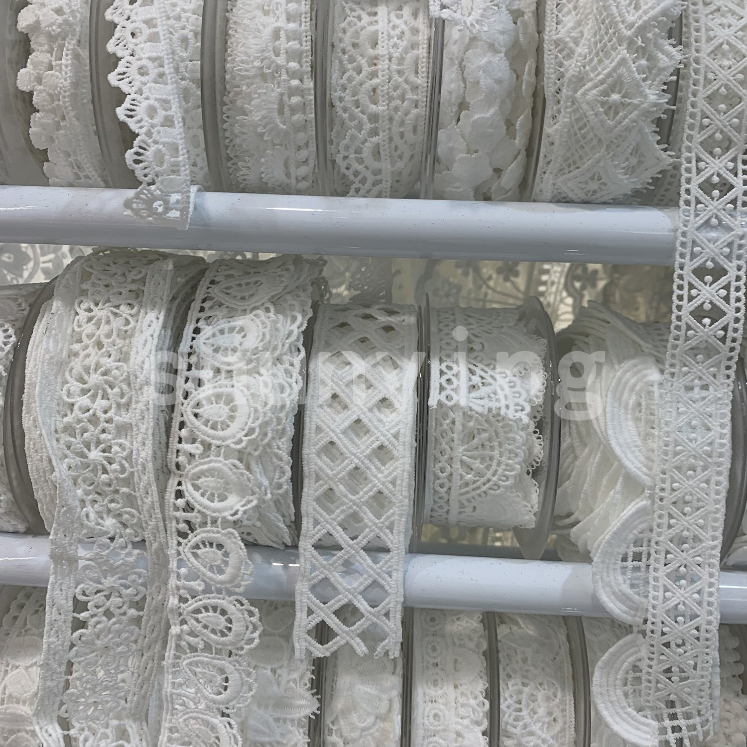 Wholesale Customized New Design Chemical Gupure Fancy Luxury Embroidery Lace Trim