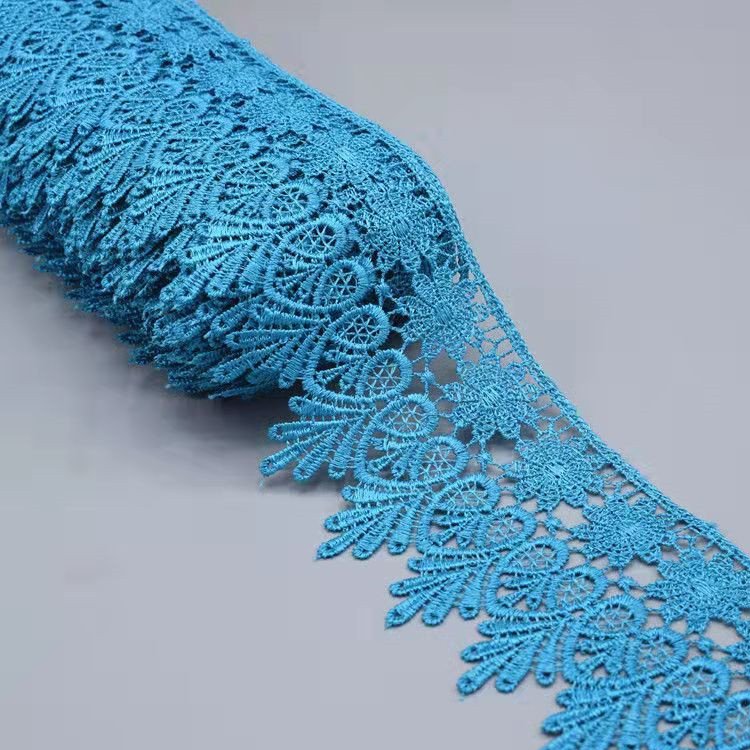 8cm Hot sale lace trim guipure for dresses embroidery many colors DIY accessories home textile DIY sewing lace trim