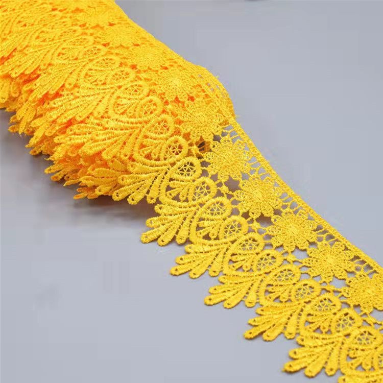 8cm Hot sale lace trim guipure for dresses embroidery many colors DIY accessories home textile DIY sewing lace trim