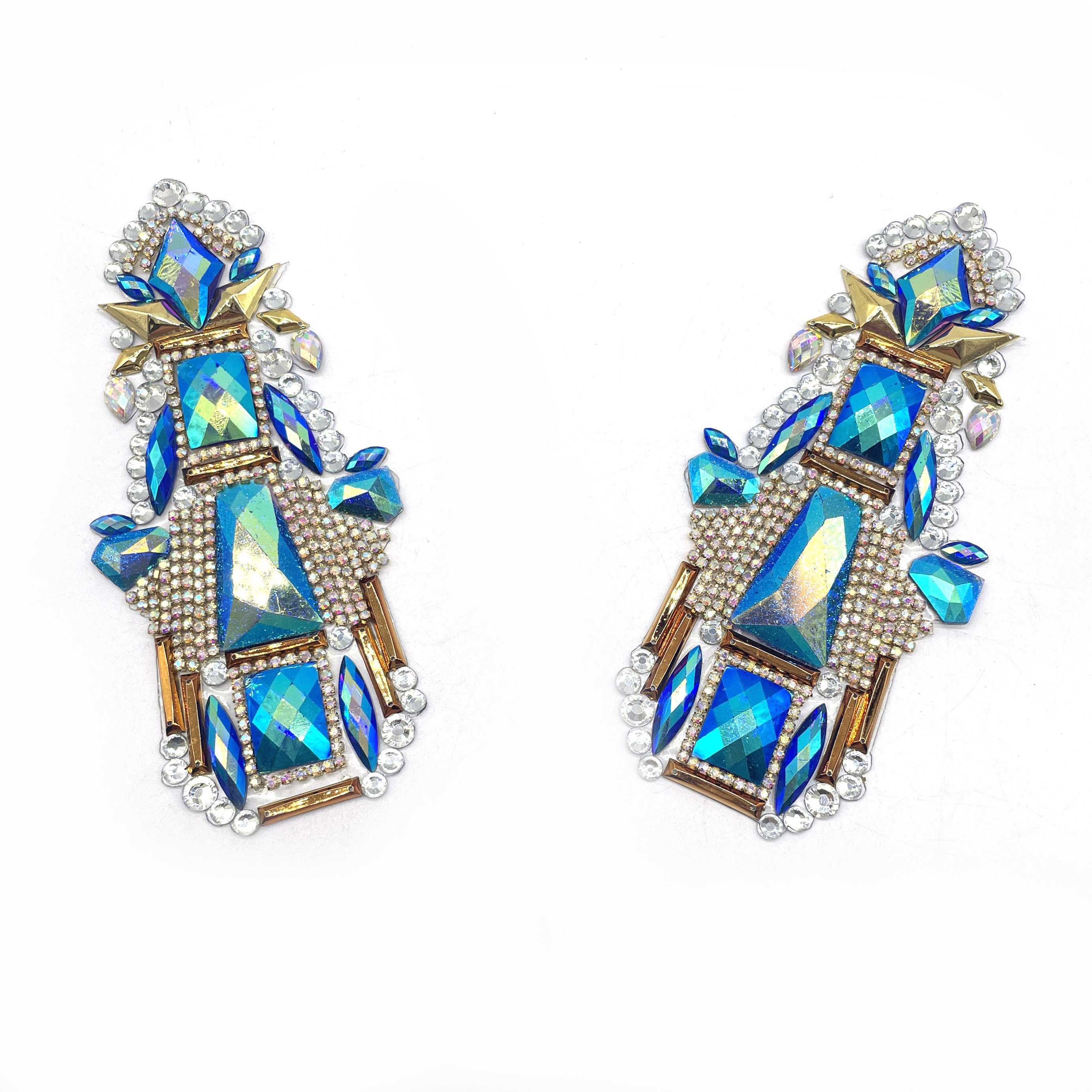 New Arrival Hot Fix Resin Rhinestone Tape Trims for Carnival Costumes Decorations Diamond Trimming Caribbean launched