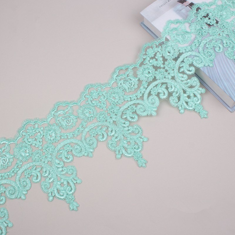 21 cm Wide Multi Color Doll DIY Dress Lace Home Textile Decorative Sewing Embroidery Cord Lace Trim