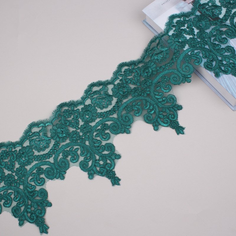 21 cm Wide Multi Color Doll DIY Dress Lace Home Textile Decorative Sewing Embroidery Cord Lace Trim