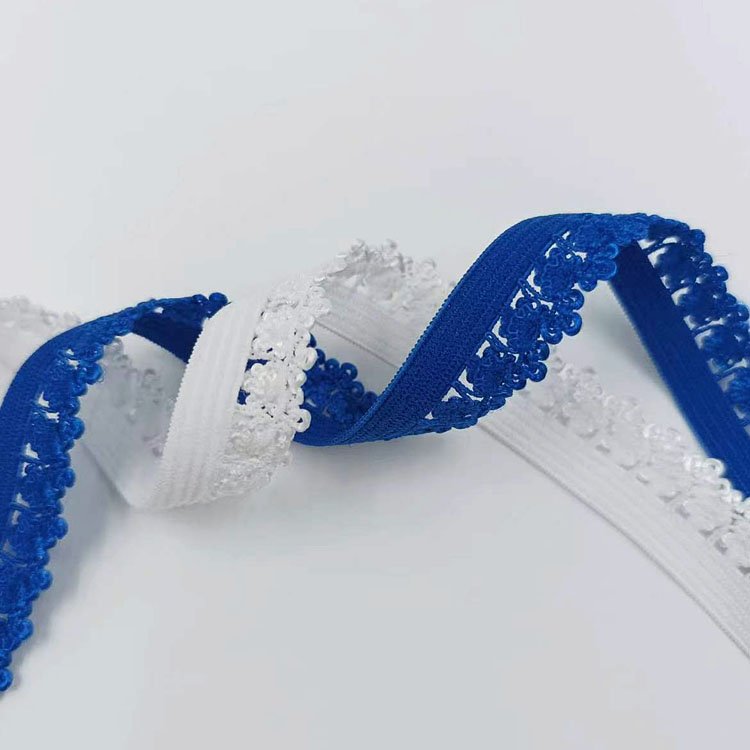 Sewing garment underwear lace picot elastic webbing band underwear dress diy lace trim stretch webbing belt