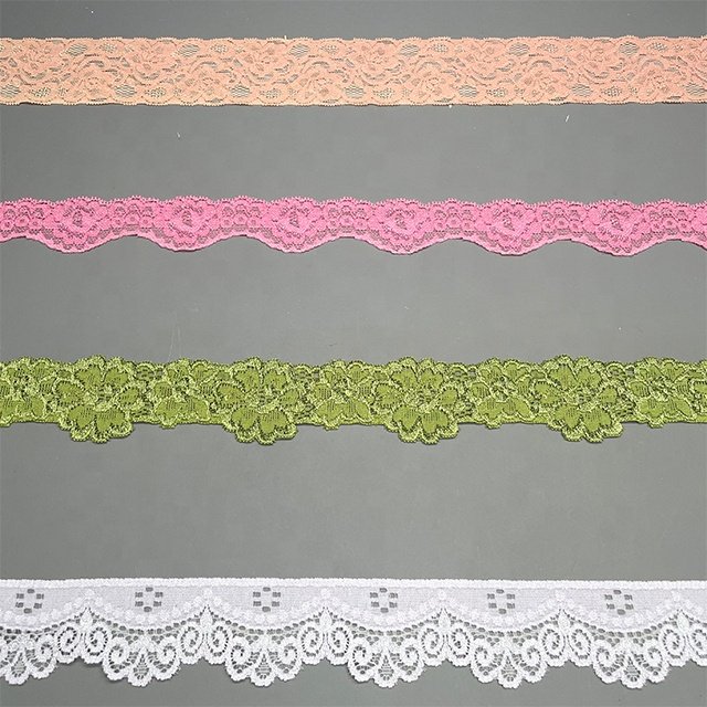 TUTON Custom Guipure French Elastic Lace 3.0/3.5/4.5 CM Trim Wholesale For Lingerie