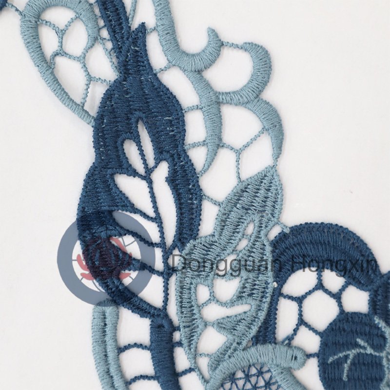 Exquisite blue 36cm clothing embroidery patch clothing decoration Garment Trimming