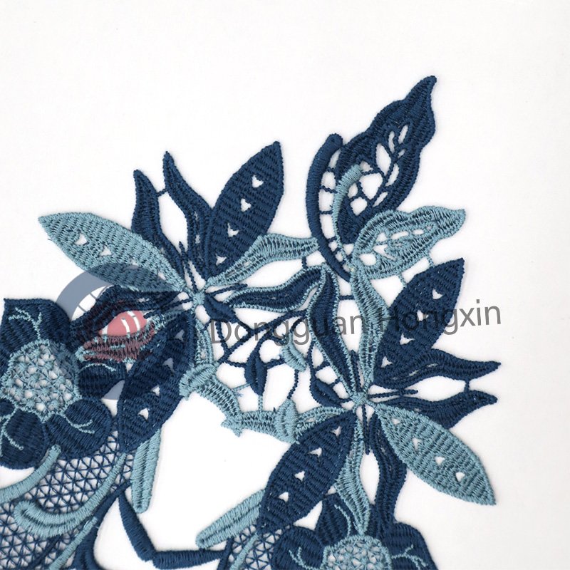 Exquisite blue 36cm clothing embroidery patch clothing decoration Garment Trimming