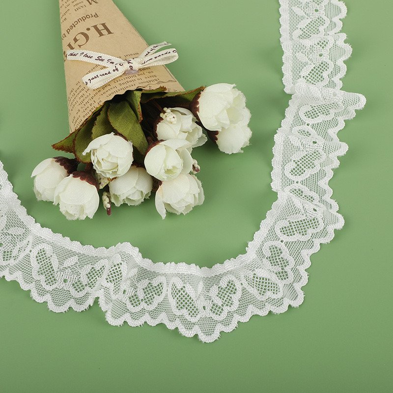 High Quality Embroidery Lace Polyester Lace Trim For Garment Accessories Decoration guipure lace 1cm