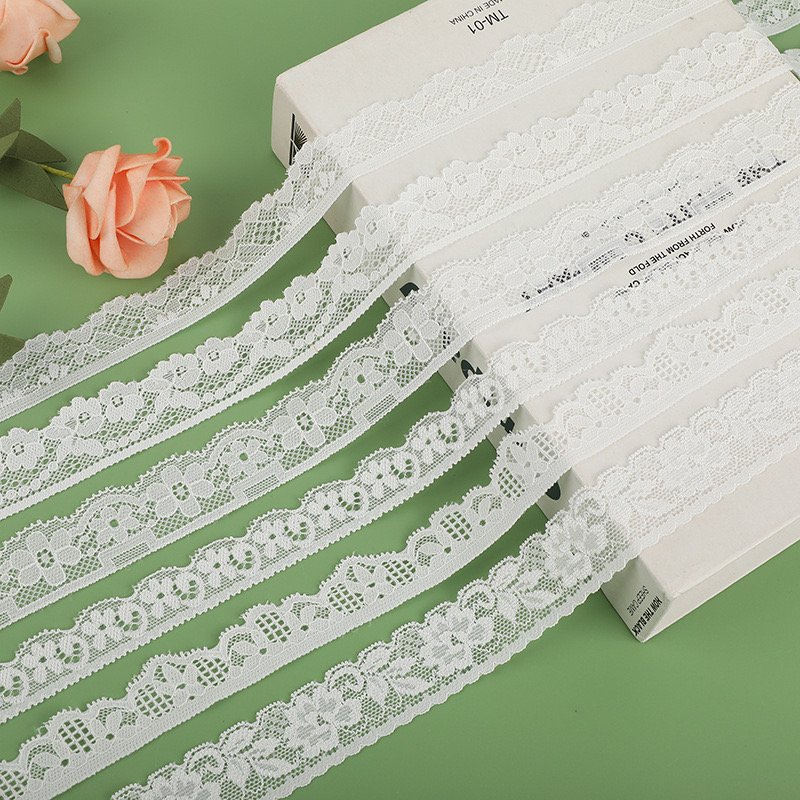 High Quality Embroidery Lace Polyester Lace Trim For Garment Accessories Decoration guipure lace 1cm