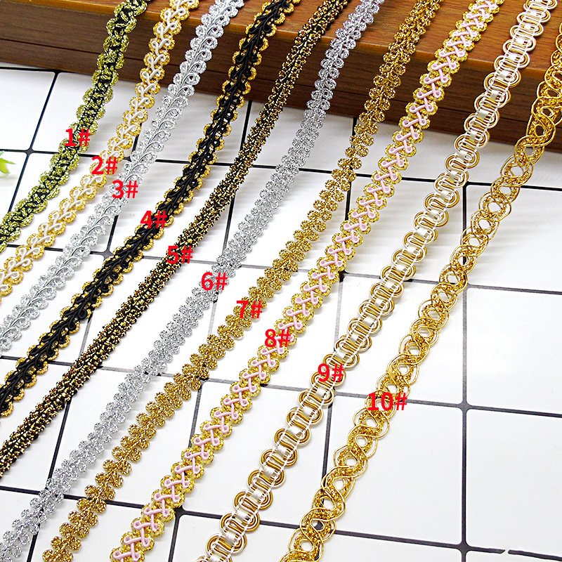 Centipede Lace trimming Braid Ribbon diy Clothing sewing Accessories cheap braided lace trims for costume