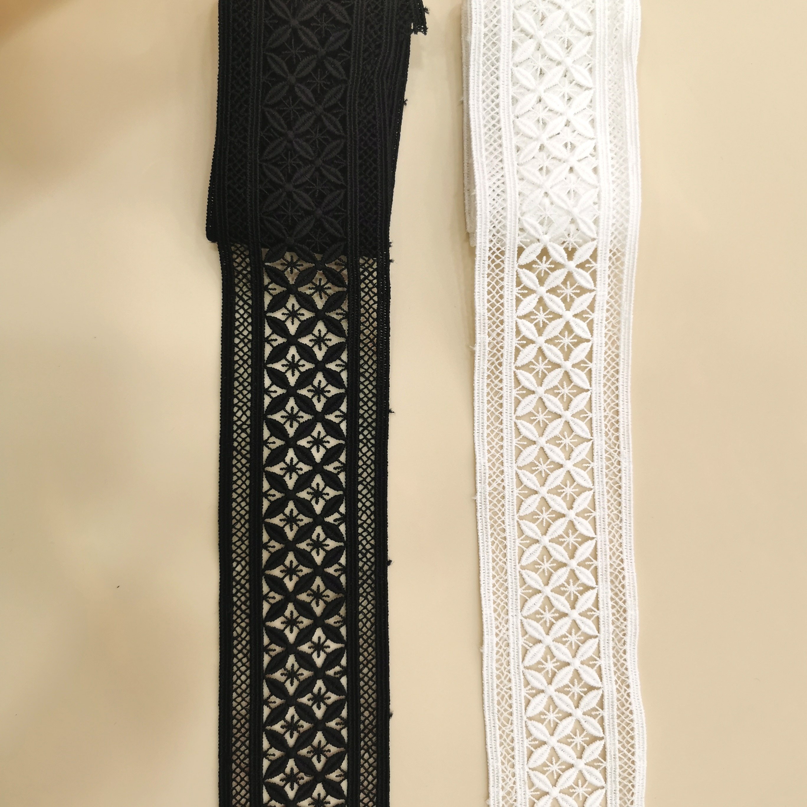 Stock thin Polyester embroidery Soft Embroidery Trimming Lace DIY Craft Sewing Dress Clothing Accessories