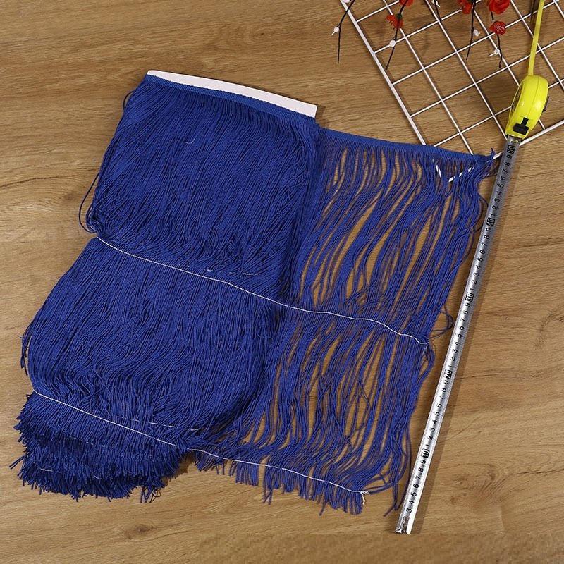 20 inches 50 cm Chainette Fringe Trim trimmings for European and American polyester encryption compliance dance clothing lace
