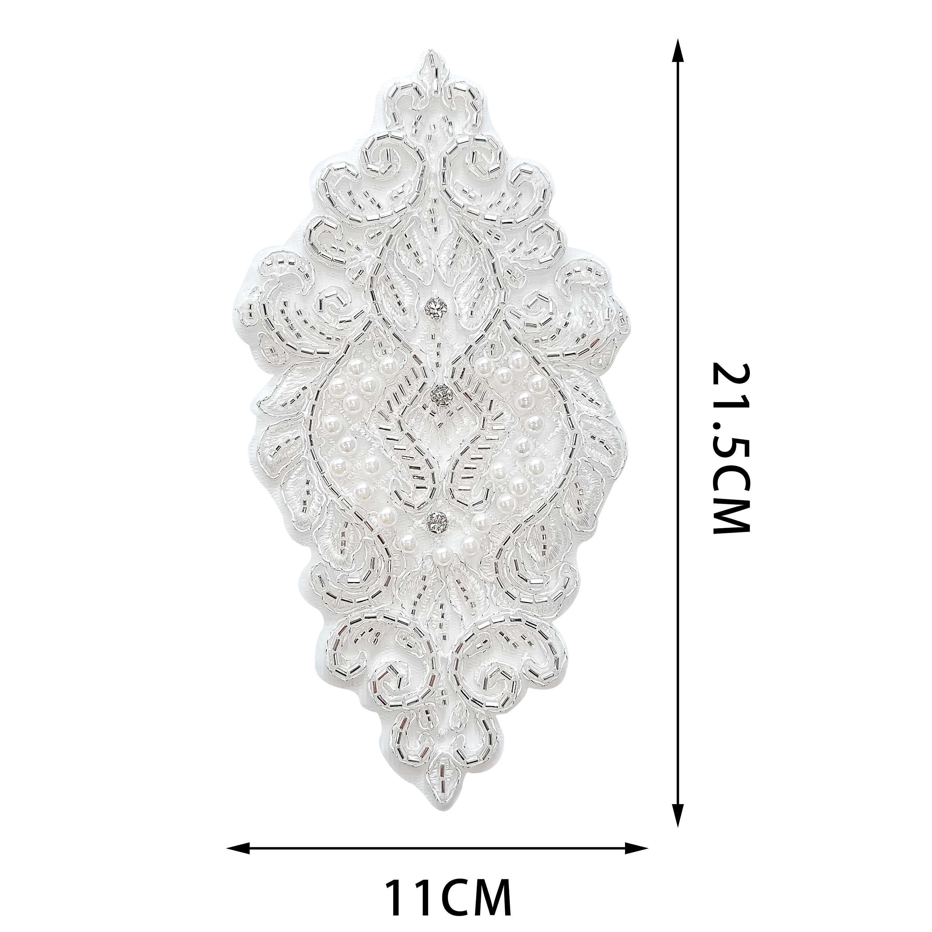 Beading Flower Applique Applique Corsage Sewing Embroidery Trim Florals Lace Mesh Patches Lace Patches for Dresses Blourses