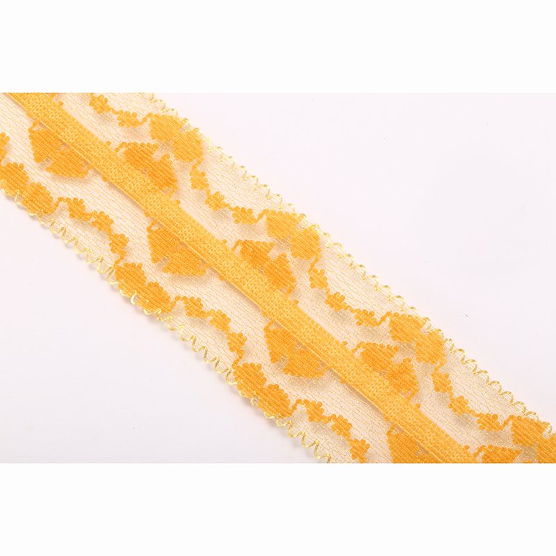 T6 Wholesale 2" * 50Y Spandex Elastic Stretch Lace Trim Elastic Lace Trim for Garment Accessories