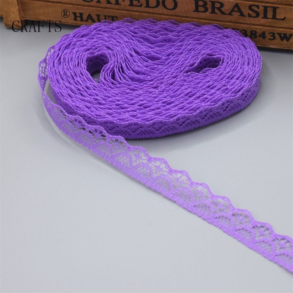 Handmade Elegant 100% Nylon White Lace Fabric No-Elastic Mesh Sofa Curtain Lace Trim Luxury Clothing Wedding Decoration Ribbon