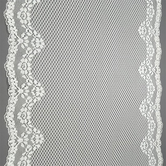 TUTON Custom Guipure French Elastic Lace 29 CM Embroidery Trim Fabric Wholesale For Lingerie