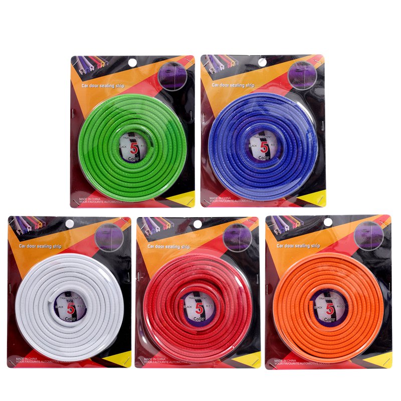 U Shape Car Door Edge Anti-scratch Protector Sealing Strip Guard Trim Car Door Stickers Anti-collision Decorative Strip