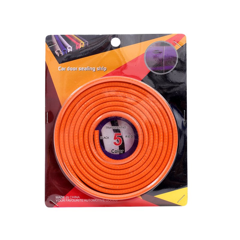 U Shape Car Door Edge Anti-scratch Protector Sealing Strip Guard Trim Car Door Stickers Anti-collision Decorative Strip
