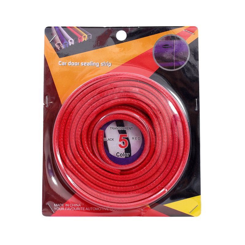 U Shape Car Door Edge Anti-scratch Protector Sealing Strip Guard Trim Car Door Stickers Anti-collision Decorative Strip